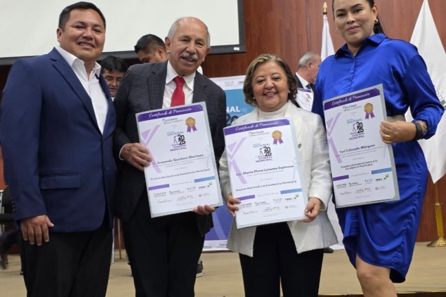 Mara Lezama recibe el Premio Nacional a la Excelencia Municipal 2025