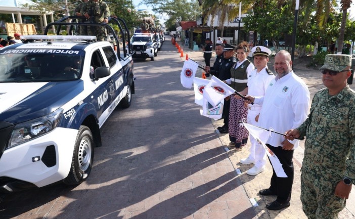 Puerto Morelos puso en marcha un operativo de seguridad por Semana Santa 2026 con más de 200 elementos