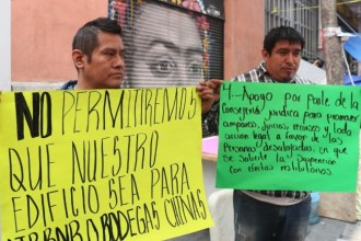 Advierten desalojados en CDMX que mantendrán plantón durante Mundial 2026