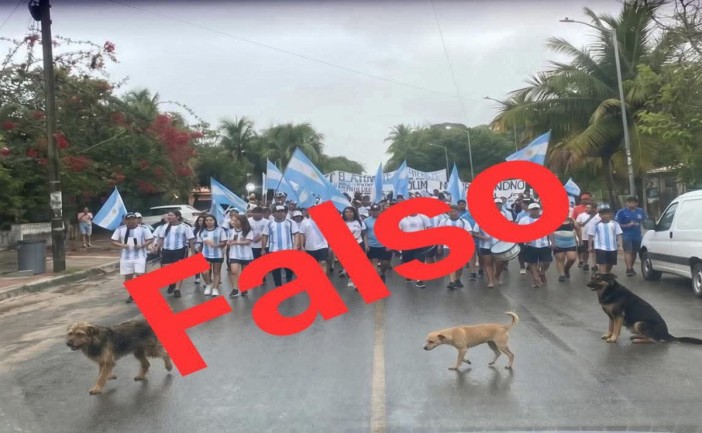 El presidente municipal de Bacalar aclaró que es falsa la información que circula en redes sociales sobre una presunta marcha de extranjeros que pedían renombrar el municipio como “Nueva Argentina”. Señaló que se trata de contenido generado con inteligencia artificial para desinformar.