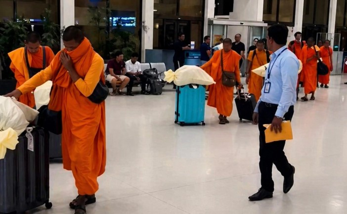 Arrestan a 22 monjes budistas con más de 100 kilos de droga
