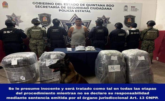 Aseguran droga y vehículos tras detención de hombre en Chetumal