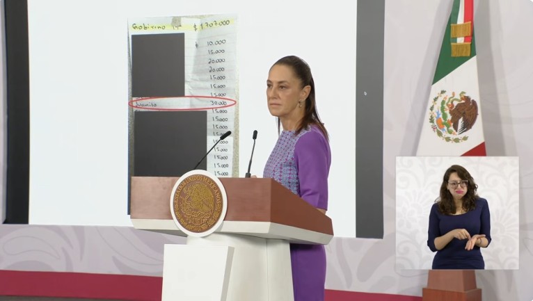 Claudia Sheinbaum dijo que esperarán las pruebas de Estados Unidos, de lo contrario el objetivo es político.