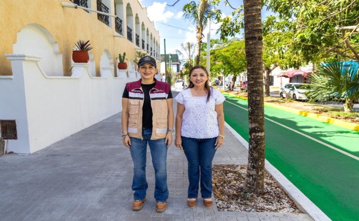 Inauguran la rehabilitación de la Avenida 10 Norte para mejorar movilidad en Playa del Carmen
