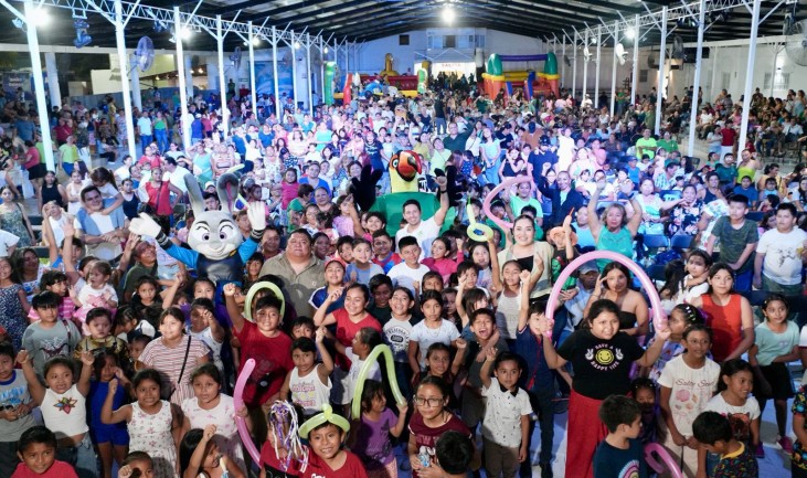 Celebran el Día del Niño más de 1800 personas en Cozumel