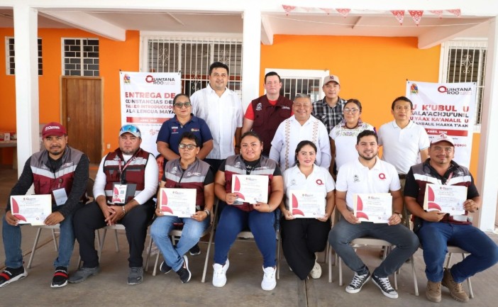 IMOVEQROO concluye con capacitación en lengua maya
