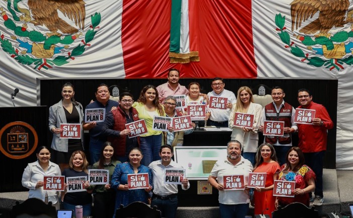 Quintana Roo respalda el “Plan B” de la reforma electoral de Claudia Sheinbaum