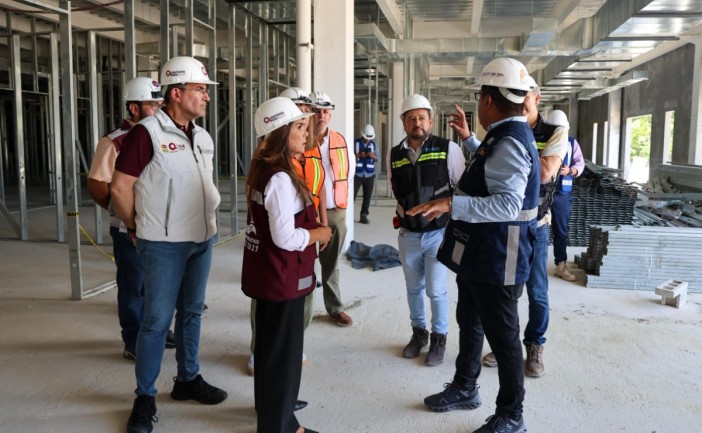 Supervisan avances del nuevo Hospital General de Chetumal; abriría este mismo año