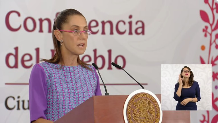 Claudia Sheinbaum lee un comunicado sobre las solicitudes de extradición de EU.