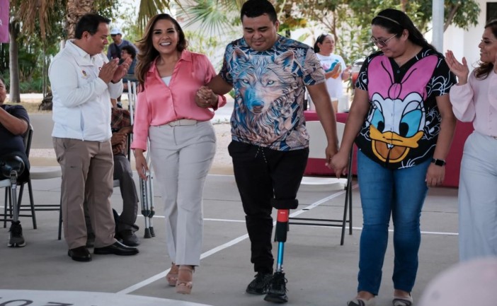 Mara Lezama cambia vidas con la entrega de prótesis a personas de diferentes municipios