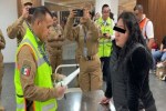 Una pasajera fue detenida en el Aeropuerto Internacional de la Ciudad de México tras encontrarle una pistola