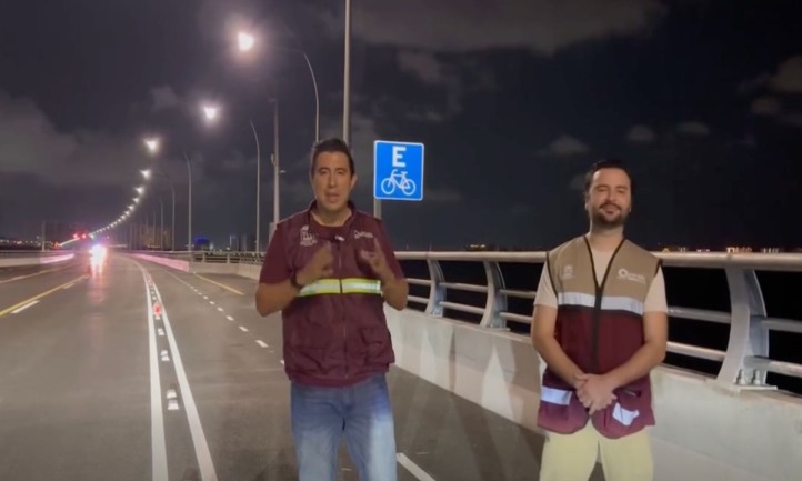 Autoridades dieron a conocer las normas para el uso de la ciclovía, destacando restricciones a vehículos eléctricos, límites de velocidad y medidas de seguridad en el Puente Nichupté.