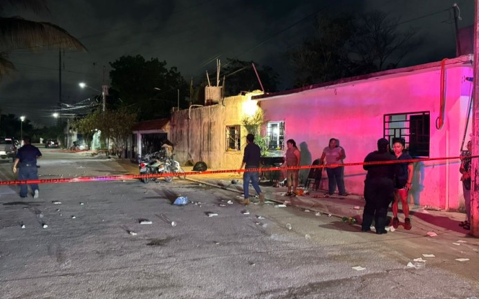 Sicarios interrumpen una celebración y balean a una mujer en la Región 239 de Cancún
