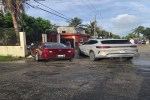 Vehículo terminó estrellado contra una propiedad