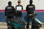 Los dos detenidos, así como los vehículos asegurados, fueron puestos a disposición de la Fiscalía General del Estado