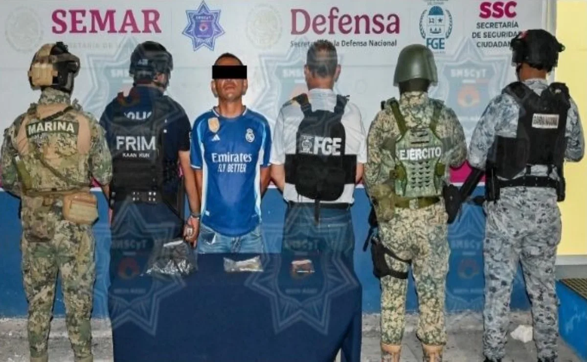 Operativo Blindaje Cancún deja un detenido por presuntos delitos contra la salud
