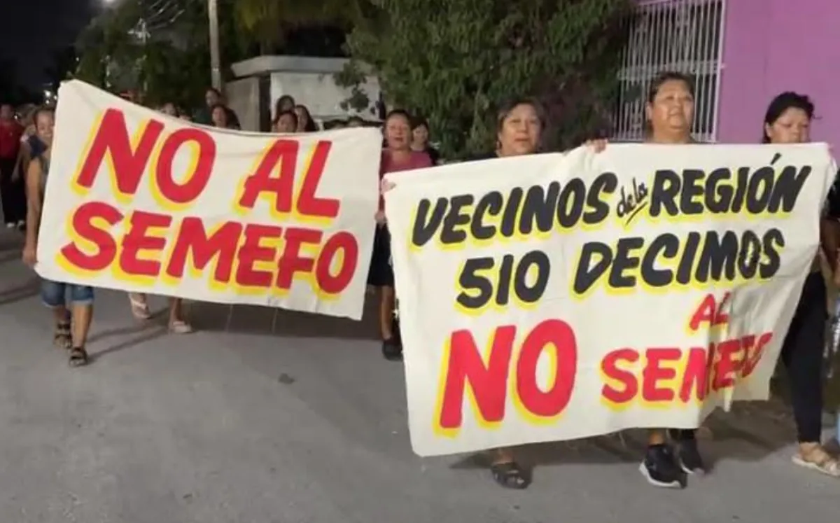 Vecinos de la 510 protestan nuevamente contra el nuevo Semefo