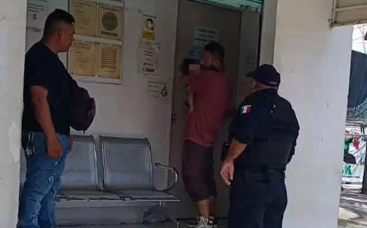 Policías trasladan a bebé con convulsiones al Hospital General de Cancún