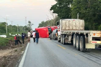 Accidente Cancún Leona